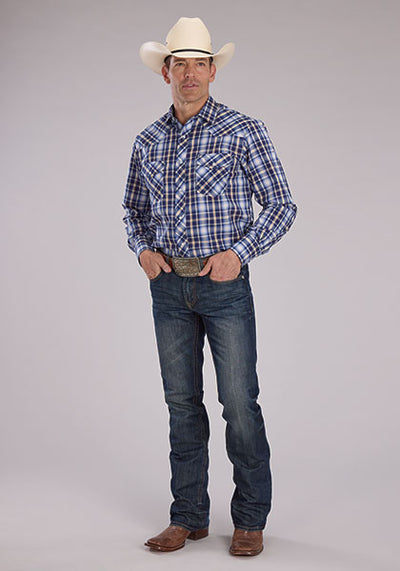 Roper Men's Plaid Western Shirt