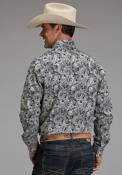 Stetson Men's Greenspring Paisley Shirt