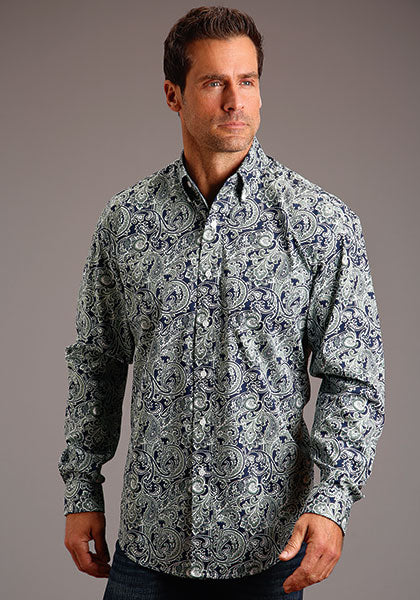 Stetson Men's Greenspring Paisley Shirt Stetson Men's Greenspring Paisley Shirt