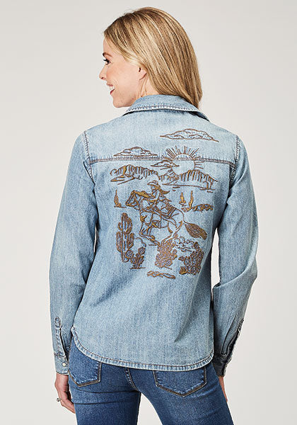 Stetson Women's Western Embroidered Top