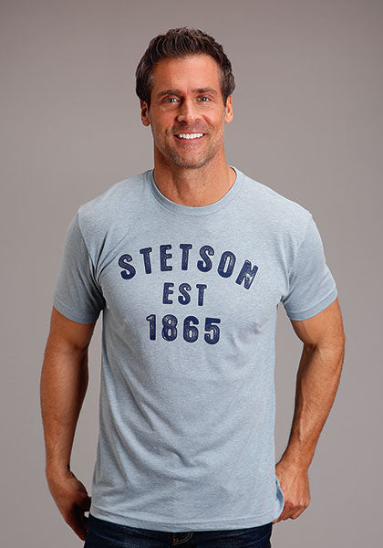 Stetson Men's EST 1865 Block Letter T-Shirt