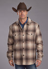 Stetson Men's Wool Plaid Shirt Jacket