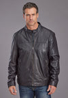 Stetson Men's Smoothed Brown Leather Jacket