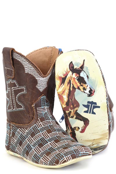 Tin Haul Infants Criss Cross Applesauce Western Boot