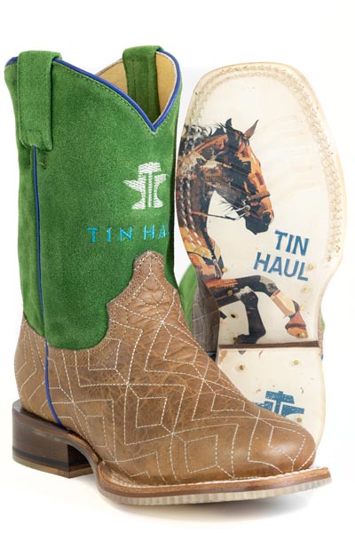 Tin Haul Little Kids Ride 'Em Cowboy Sole Western Boot