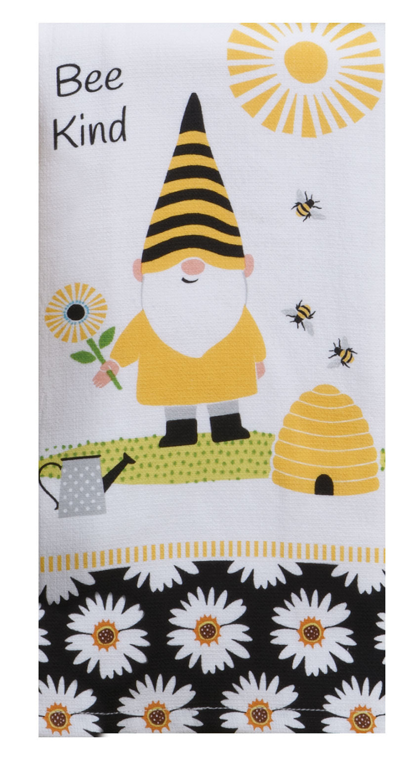 Kay Dee Design Gnomes Bee Kind Terry Towel