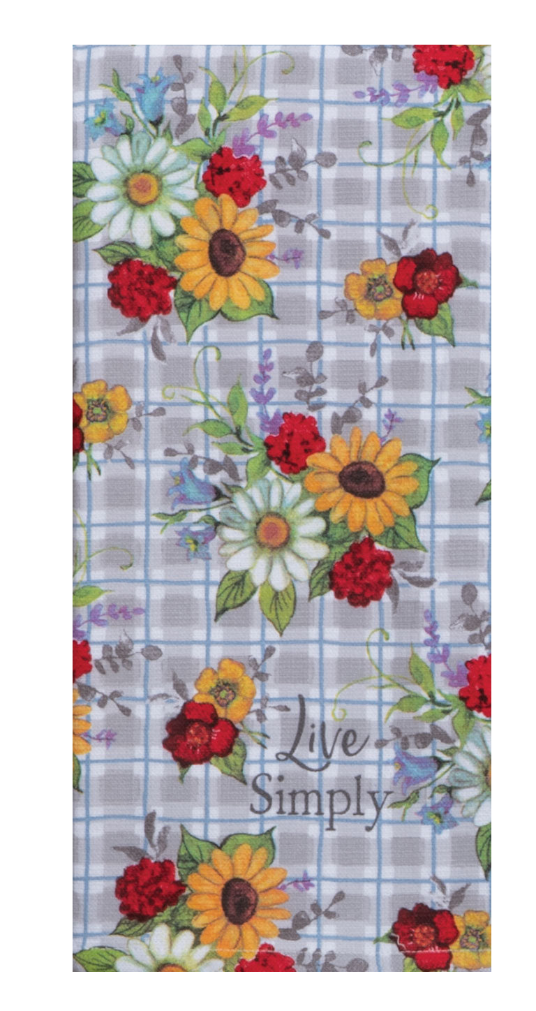 Kay Dee Designs Flower Market Floral Terry Towel