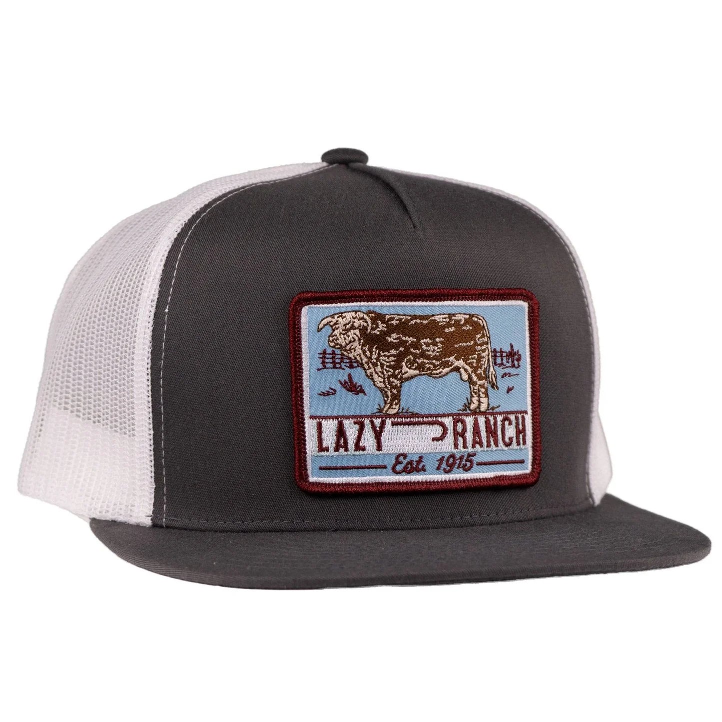 Lazy J Ranch Bull Trap Patch hat