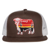 Lazy J Ranch Brown Sunrise Bull Hat