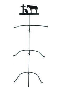 M&F Western Cowboy Praying Metal 3 Tier Hat Rack