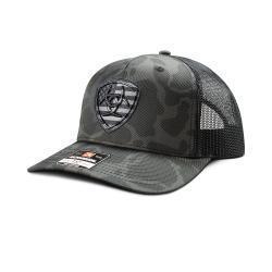 Ariat Men's Embroidered Shield Camo Cap