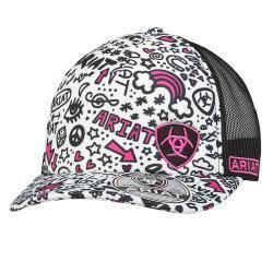 Ariat Ladies Doodles Trucker Cap