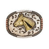 Crumrine Oval Horse Head Buckle