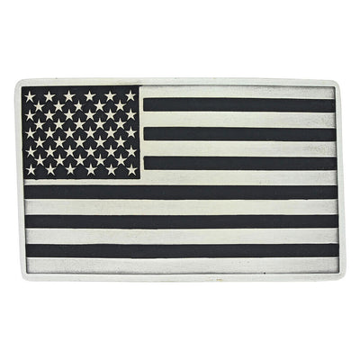 Montana Silversmiths Antiqued American Flag Buckle