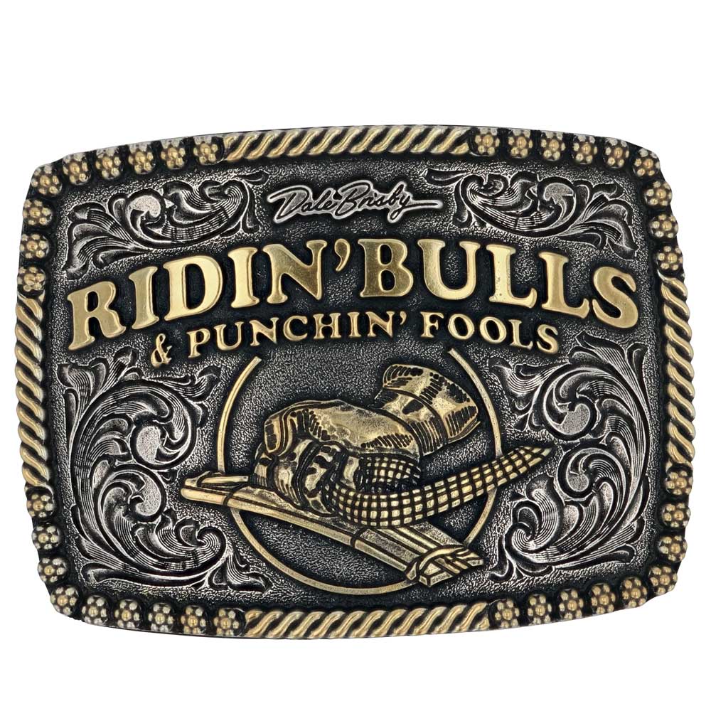 Montana Silversmiths Dale Brisby Bulls & Fools Buckle