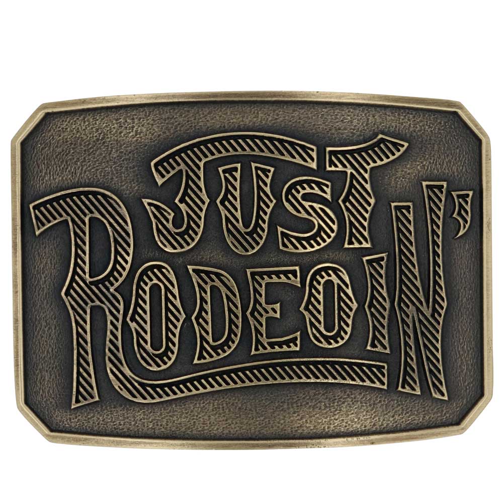 Montana Silversmiths Dale Brisby Just Rodeoin" Buckle