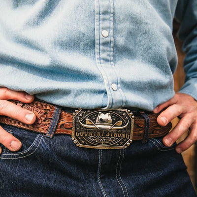 Montana Silversmiths Country Strong Buckle