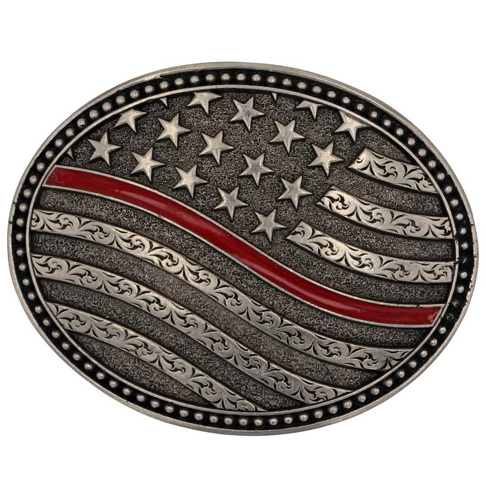 Montana Silversmith Support the Thin Red Line Buckle