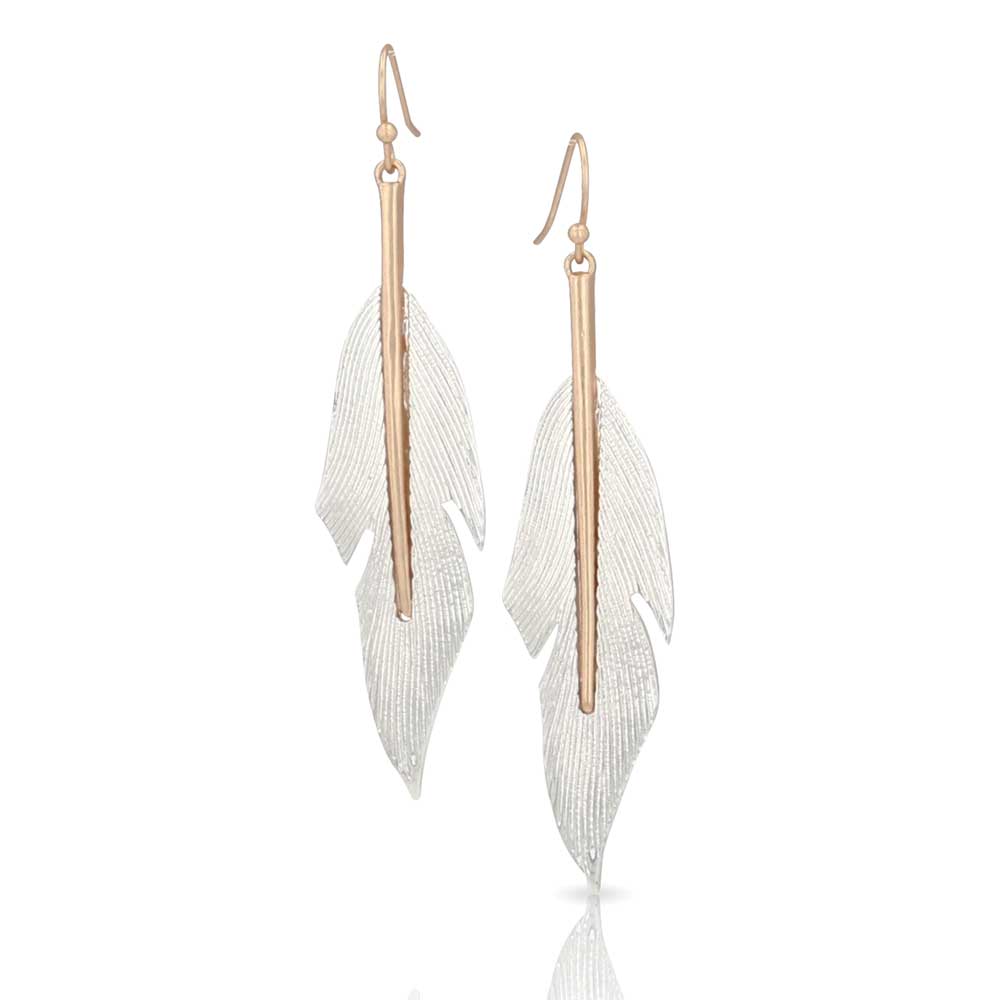 Montana Silversmiths Feathers Descend Earrings