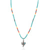 Montana Silversmiths Flowered Saguaro Beaded Necklace