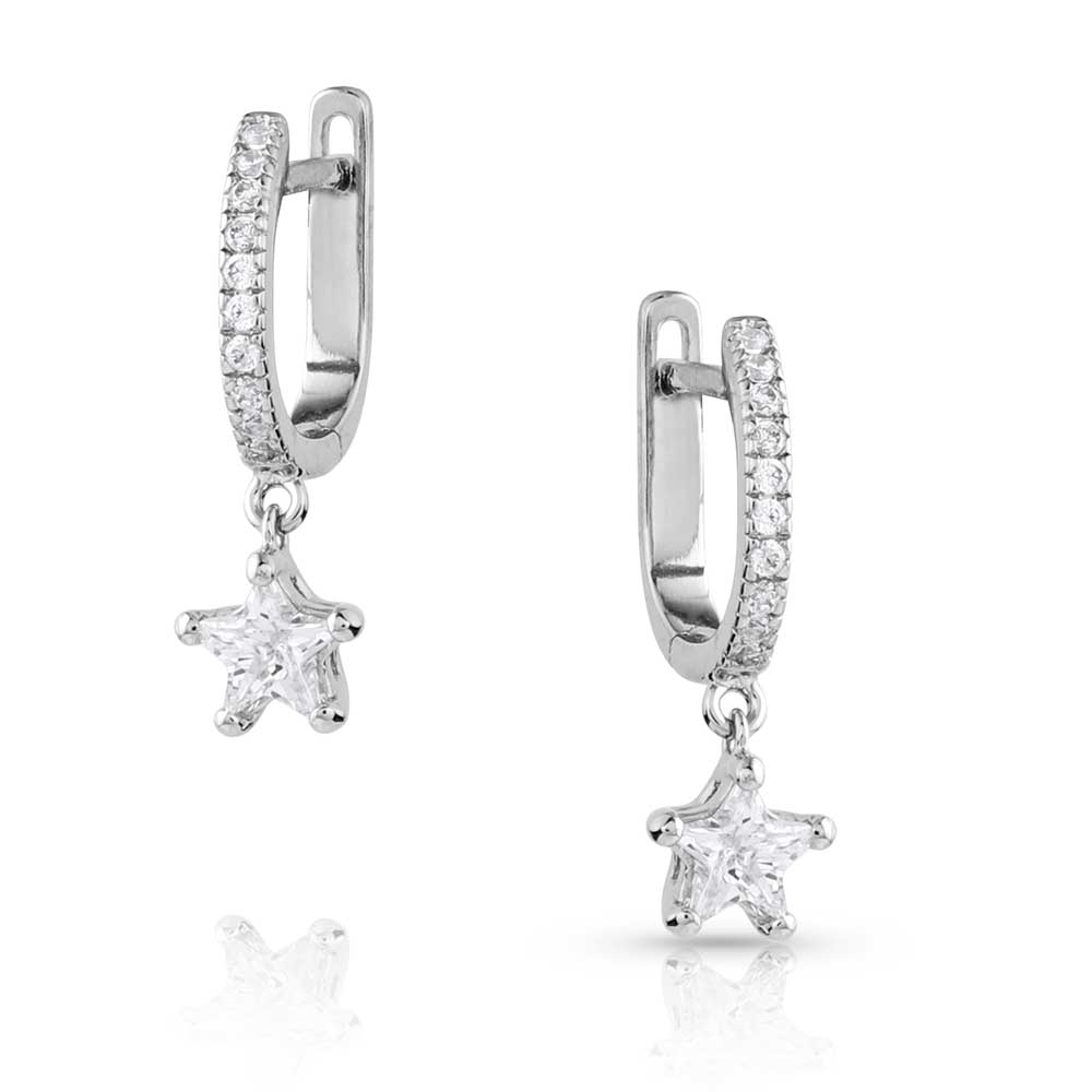 Montana Silversmiths Catch A Falling Star Crystal Earrings