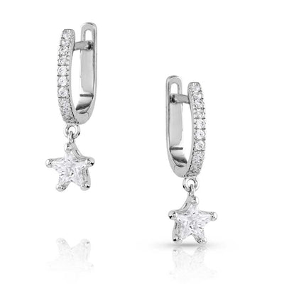 Montana Silversmiths Catch A Falling Star Crystal Earrings