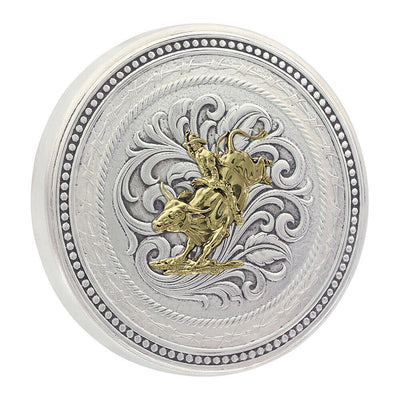 Montana Silversmiths Stars & Barbed Wire Snuff Lid