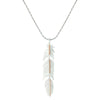 Montana Silversmiths Rose Gold Plume Feather Necklace