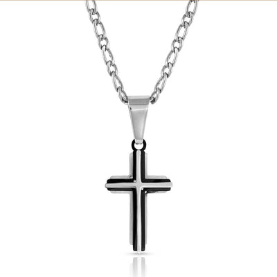 Montana Silversmiths Strength of Faith Cross Necklace