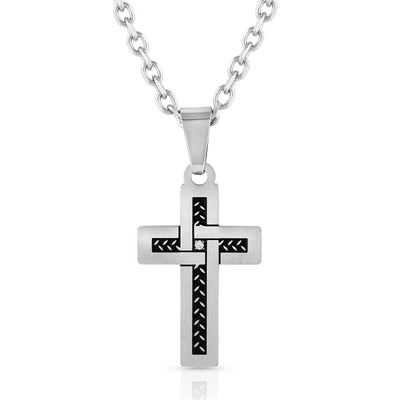 Montana Silversmiths Intertwined with Faith Cross Necklace