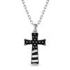 Montana Silversmiths Inspirational Patriotism Cross Necklace