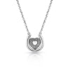 Montana Silversmiths The Love Inside Luck Horseshoe Necklace
