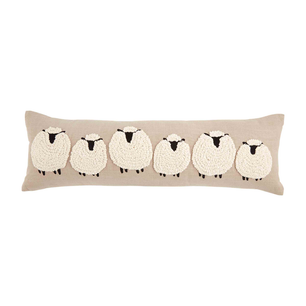 Mud Pie Sheep Throw Pillow