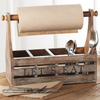 Mud Pie "Let's Eat" Paper Towel Table Caddy