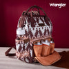 Wrangler Aztec Printed Callie Backpack - Brown