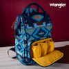 Wrangler Aztec Printed Callie Backpack - Navy