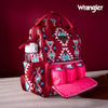 Wrangler Aztec Printed Callie Backpack - Burgundy