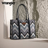 Montana West Wrangler Souithwest Pattern Concealed Carry Tote - Grey