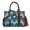 Montana West Wrangler Southwestern Pattern Tote - Jean