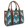 Montana West Wrangler Southwestern Pattern Tote - Jean