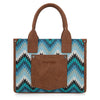 Montana West Wrangler Southwestern Pattern Tote - Jean