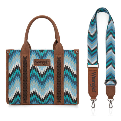 Montana West Wrangler Southwestern Pattern Tote - Jean