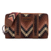 Montana West Wrangler Southwest Art Print Wallet - Brown