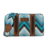 Montana West Wrangler Southwest Art Print Wallet - Jean