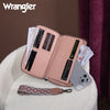 Wrangler Southwestern Art Print Wallet - Dark Pink