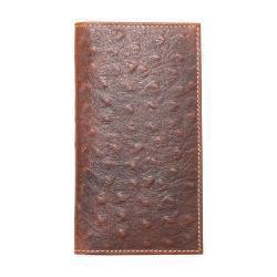 Nocona Men's Rodeo Style Ostrich Print Wallet