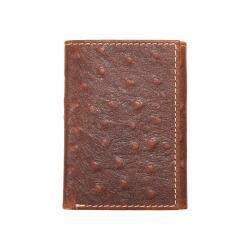 Nocona Men's Trifold Style Ostrich Print Wallet