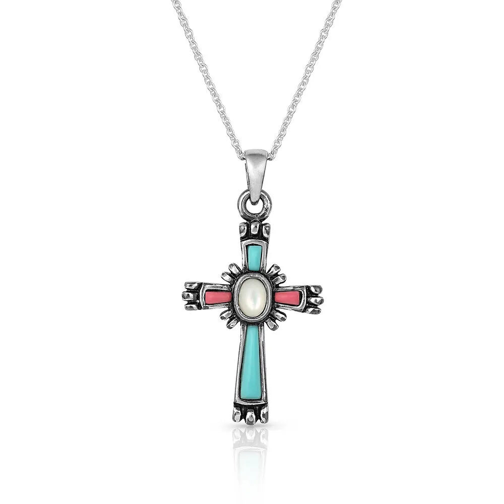 Montana Silversmith Faith Beaming Cross Necklace