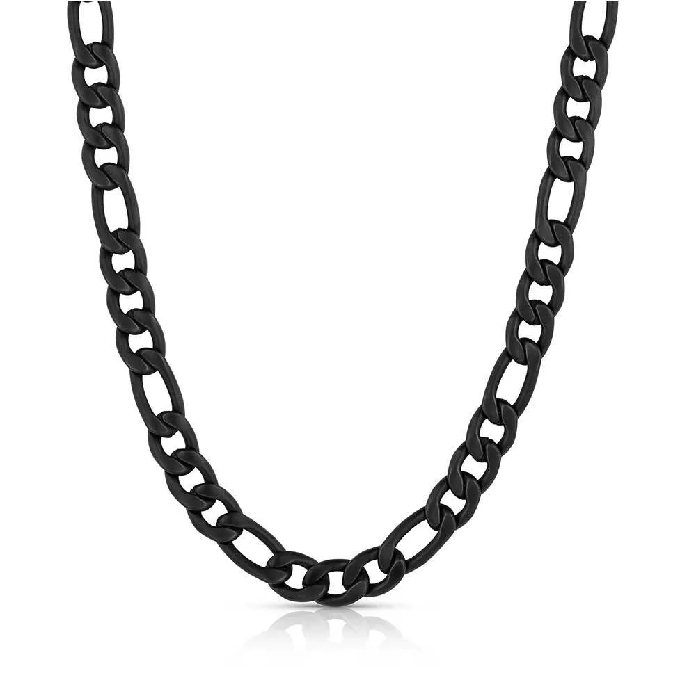 Montana Silversmith Midnight Onyx Figaro Chain Necklace