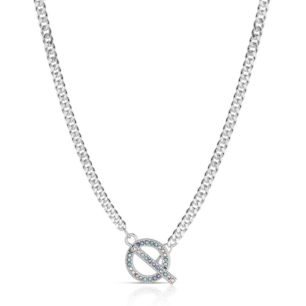 Montana Silversmith Blue Horizon Crystal Toggle Necklace